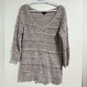 ✨Dynamite Multicolor Pastel Open-Knit Sweater – Women’s M 🧶